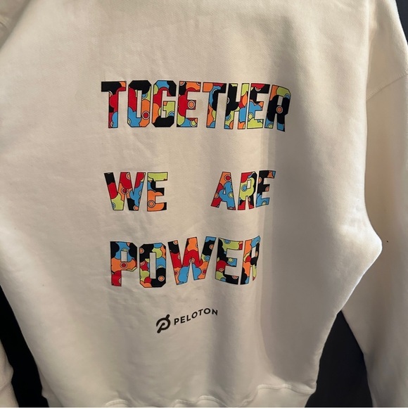 Peloton Together We Are Power Unisex Hoodie | size large - Picture 2 of 8